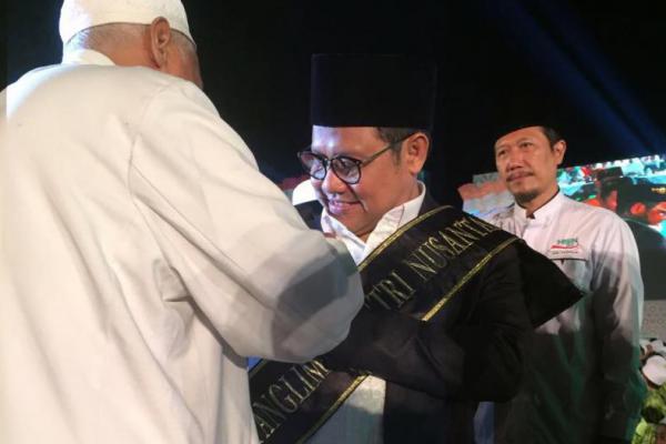 Cak Imin Baca Aqidatul Awam bersama 32.000 Santri di Pasuruan