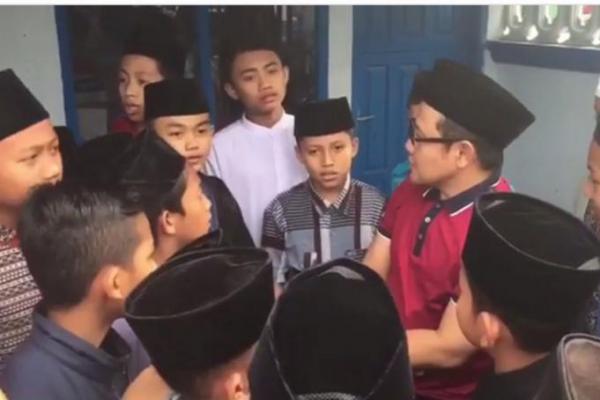 Cak Imin Kunjungi Santri Pesantren Tarbiyah Islamiyah