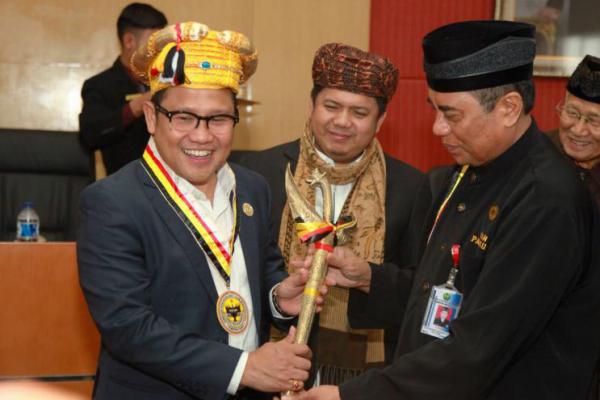 Cak Imin Jadi Anggota Kehormatan Lembaga Kerapatan Adat Alam Minangkabau