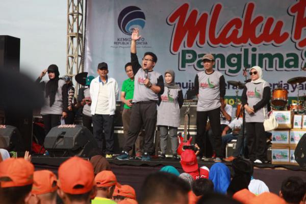 Mlaku Bareng di Mojokerto, Cak Imin: Ayo Hidup sehat!