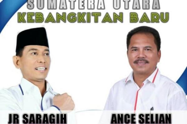 JR Saragih-Ance Selian Resmi Maju di Pilgub Sumut