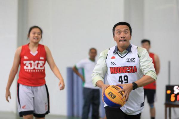 Menpora Kunjungi Pelatnas Basket 3x3 Asian Games