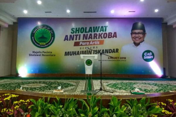 Ini Daftar Artis yang Ikut Sholawat Anti Narkoba Bareng Cak Imin