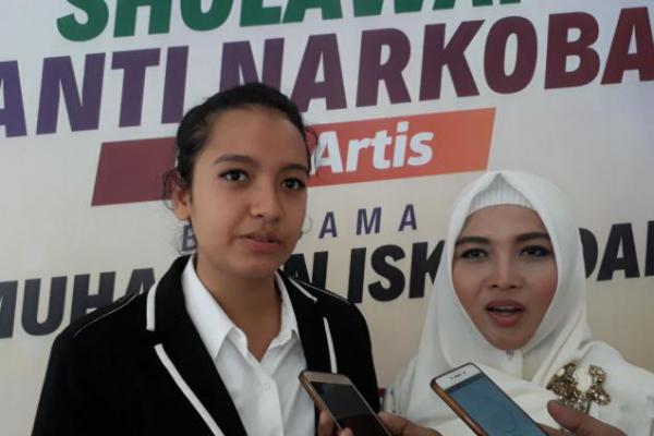 Hadir di Acara Sholawat Anti Narkoba, Gloria: Berkesan Banget!