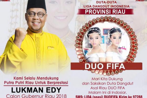 Lukman Edy Ajak Masyarakat Riau Dukung Duo Fifa