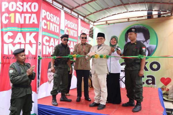 Ucap Basmalah, Cak Imin Resmikan Posko Cinta di Lampung