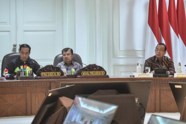 Temui Jokowi, KPU Laporkan Tahapan Pemilu 2019
