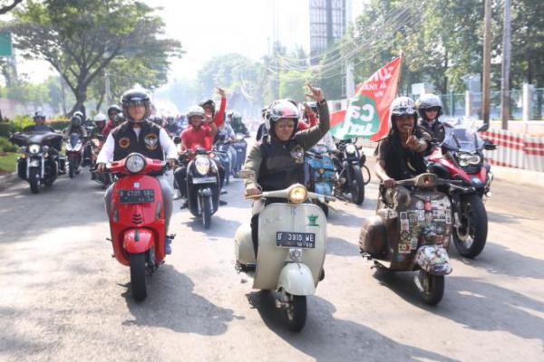 Bro Imin Bikers Gaungkan Asian Games dan Bersih-bersih GBK
