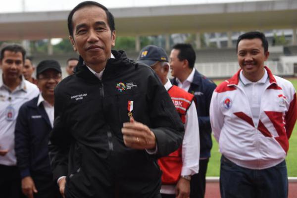 Dukung Perjuangan Atlet Asian Games, Jokowi: Saya Minta Masuk 10 Besar
