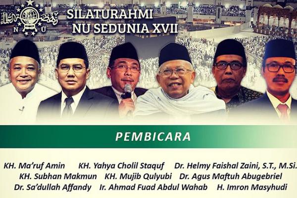 Ma’ruf Amin Hadiri Pertemuan NU se Dunia di Mekkah