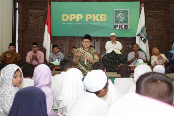 Cak Imin Doakan Dolar dan Pejuang PKB Bersama Fakir Miskin dan Yatim Piatu