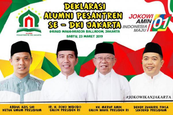 Alumni Pesantren se Jakarta Akan Deklarasi Dukung Jokowi