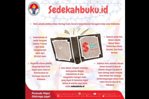 Indahnya Berbagi, Merawat Mimpi Anak Indonesia dengan Sedekah Buku