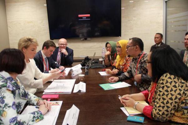 Bertemu Menteri Pekerjaan Australia, Hanif Dhakiri Promosikan `Dialog Sosial`