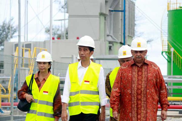 Presiden Jokowi Resmikan Proyek PLTU di Serang