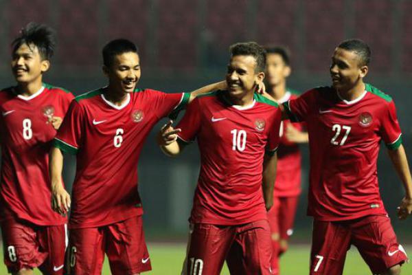 Babak I, Indonesia Unggul Atas UEA 1-0