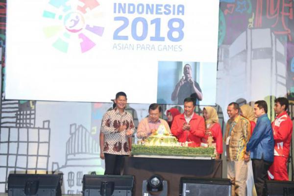 Jusuf Kalla Hadiri Count Down Asian Para Games 2018
