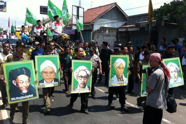 IPNU Jatim Kirab Resolusi Jihad ke Tujuh Kota