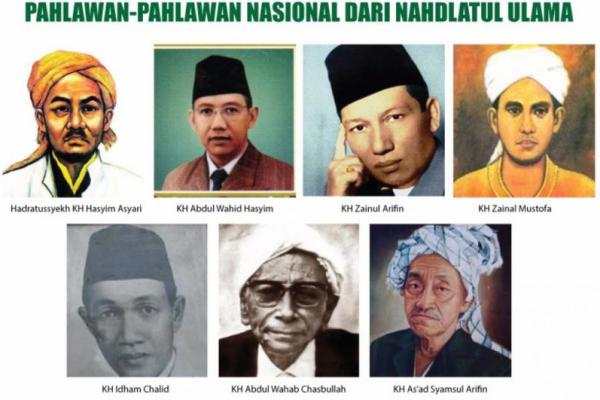 Tujuh Tokoh NU Bergelar Pahlawan Nasional