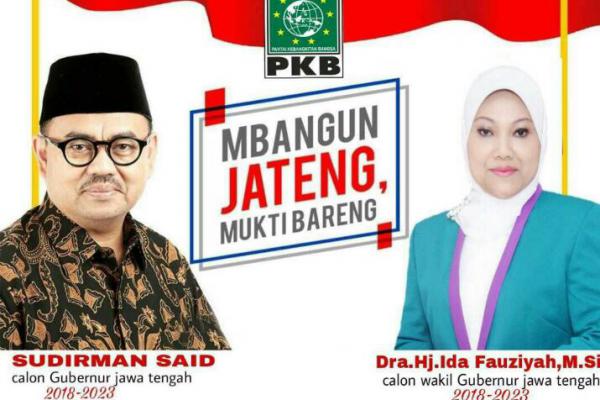 PKB Rekom Ida Fauziyah Dampingi Sudirman Said di Pilgub Jateng