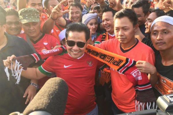 Cak Imin Nonton Langsung Final Piala Presiden di SUGBK