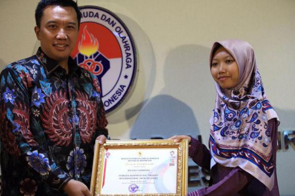 Rifdah Farnidah, Juara II MHQ Dunia Dapat Apresiasi Dari Menpora RI