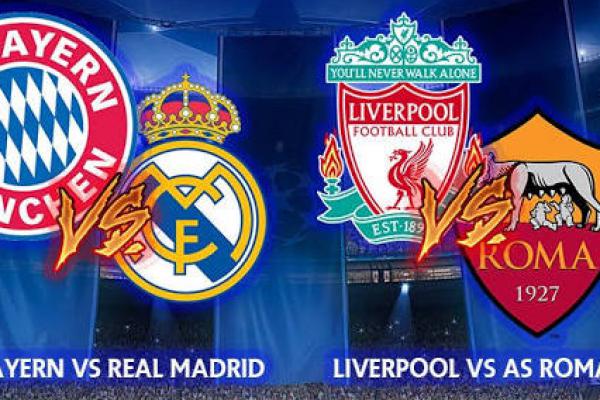 Drawing Semifinal Liga Champions, Bayern vs Madrid dan Liverpool Jumpa Roma