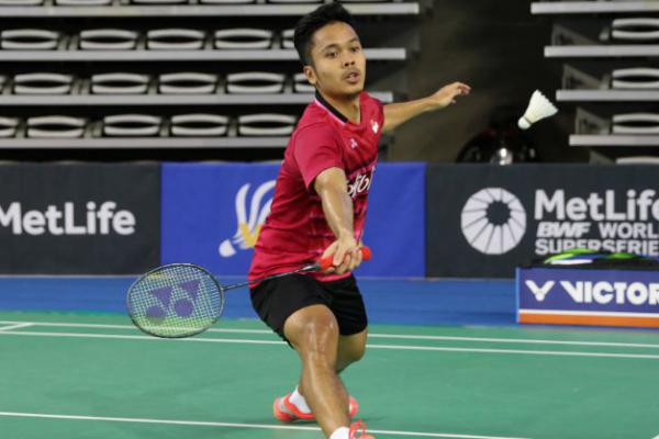 Anthony Ginting Singkirkan Wakil India