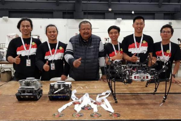 Ikuti Kompetisi RoboGames di AS, Indonesia Raih 4 Medali Emas