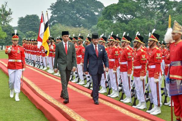 Jokowi Terima Kunjungan Sultan Brunei Darussalam