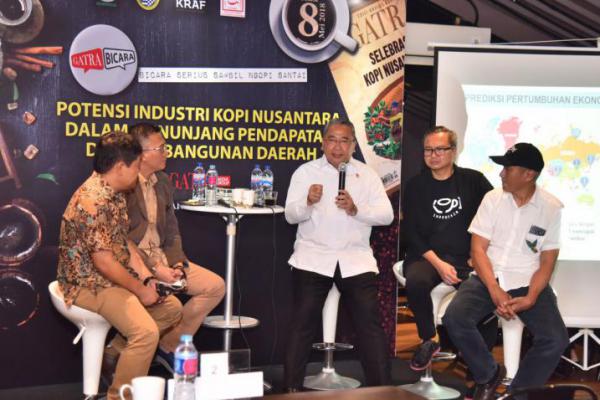 Mendes Bicara Potensi Kopi Nusantara di Seminar `Gatra Bicara`