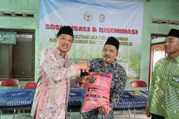 DPW PKB Yogyakarta Berikan 100 Karung Benih Padi Pada Petani
