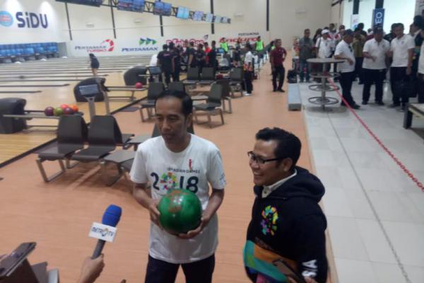 Jokowi Ajak Cak Imin Tinjau Venue Asian Games di Palembang