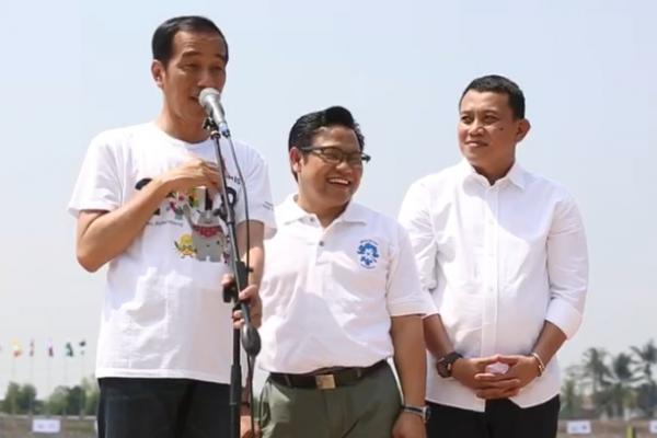 Jokowi: Nama Pak Muhaimin Iskandar Ada di Saku Saya