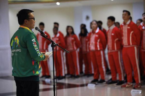 Menpora Lepas Kontingen Asean schools Games ke-10 Malaysia 2018
