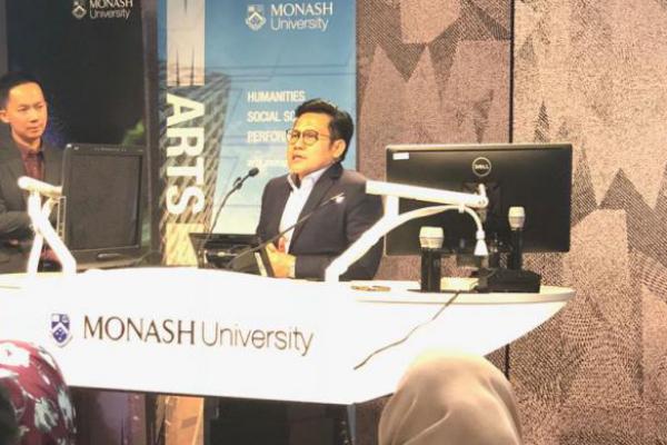 Isi Kuliah Umum di Monash University, Cak Imin: Kebhinekaan Itu Niscaya