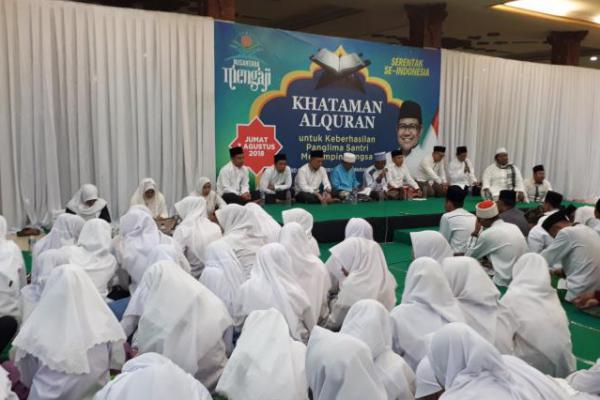 Ribuan Santri se Jawa Tengah Khataman Alquran Doakan Cak Imin