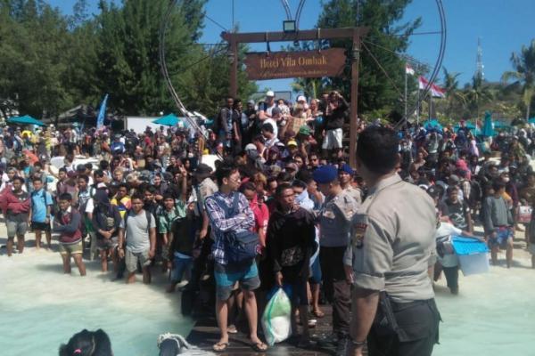 BNPB Evakuasi Wisatawan di Gili Trawangan, Jumlahnya Capai 2.700 Orang