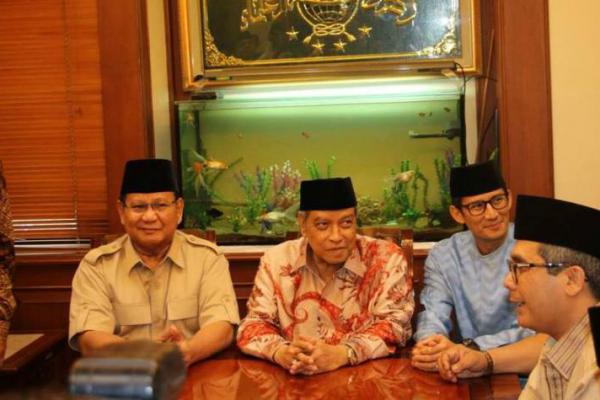 Pesan Kiai Said Saat Prabowo-Sandiaga Berkunjung ke PBNU