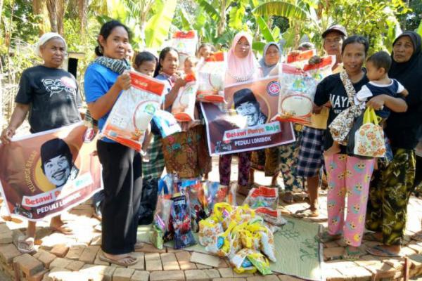 Peduli Korban Gempa Lombok Betawi  Punya  Raje Kembali 