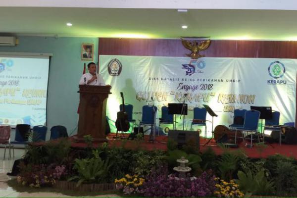 Dies Natalis FPIK Undip, Karding: Saatnya Pacu Poros Maritim