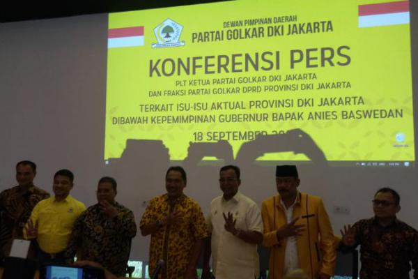 Fraksi Golkar Tolak Calon Wagub DKI Jakarta Usulan PKS 