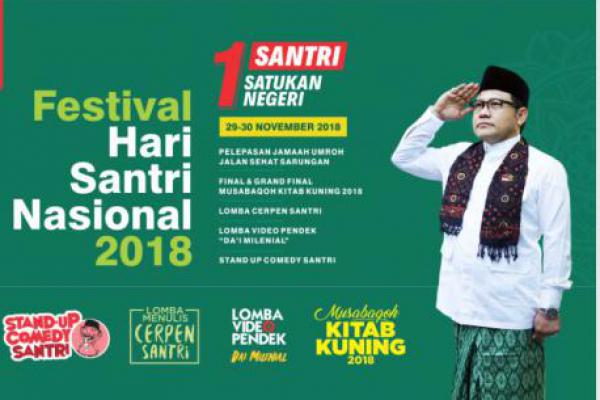 Dibuka Cak Imin, PKB Gelar Festival Hari Santri Nasional 2018