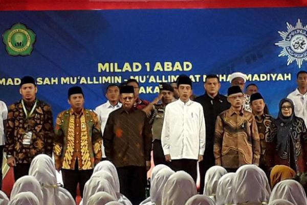Presiden Jokowi Buka Peringatan 100 Tahun Madrasah Muallimin-Muallimat Muhammadiyah