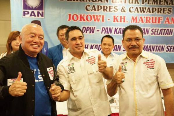Dukung Jokowi-Ma`ruf Amin, Ketua DPW PAN Kalsel Tak Takut Dipecat