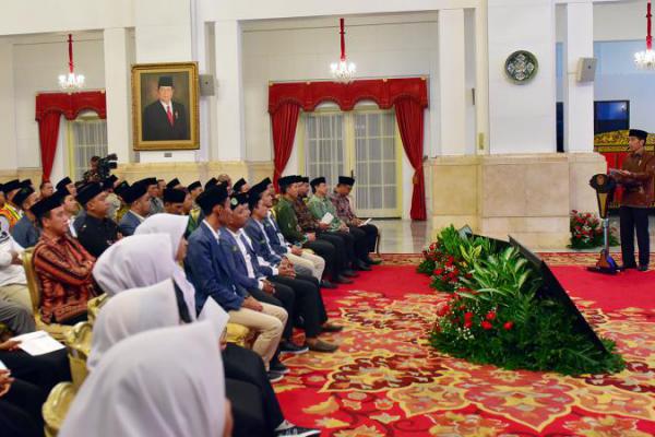 Presiden Jokowi Buka Kongres XIX IPNU di Istana Merdeka