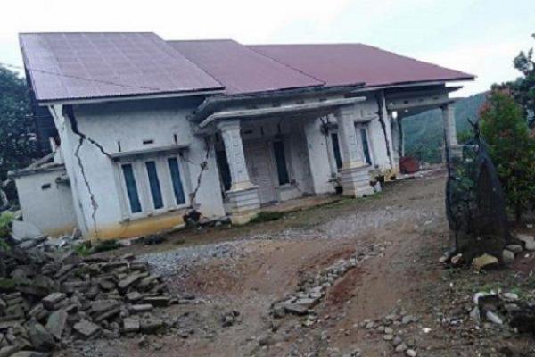 Data BPBD Solok Selatan: 347 Rumah rusak Akibat Gempa