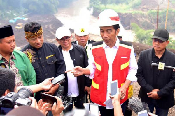 Presiden Jokowi Kunjungi Pemabungan Terowongan Nanjung Bandung