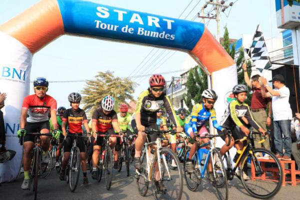 Meriahnya Fun Bike Tour de BUMDes di Payakumbuh