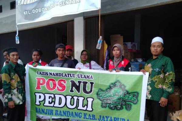 NU Peduli Bantu Warga Korban Banjir Bandang di Sentani Papua